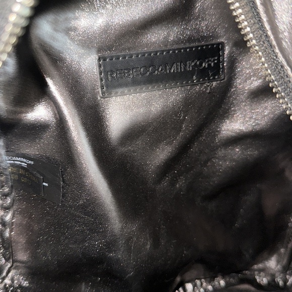NWOT Rebecca minkoff gray metallic leather backpack so cute silver hardware